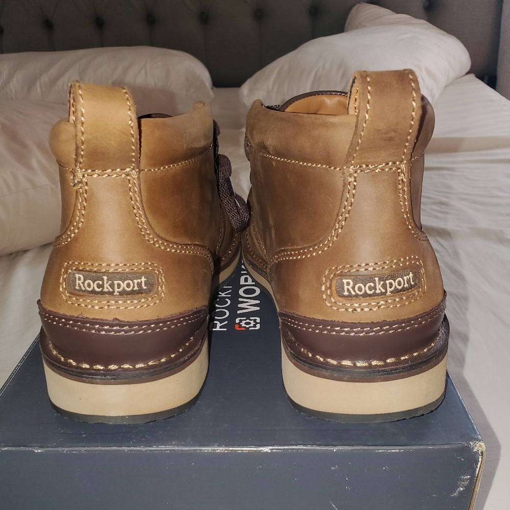 ROCKPORT PRESTIGE POINT WORK BOOT